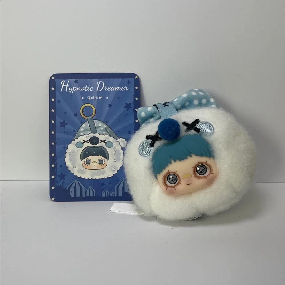 MayMei Crazy Circus Series Whimsical Plush Pendant - Hypnotic Dreamer (White)